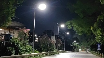 全力優化路燈節能，助力迎峰度夏保供電